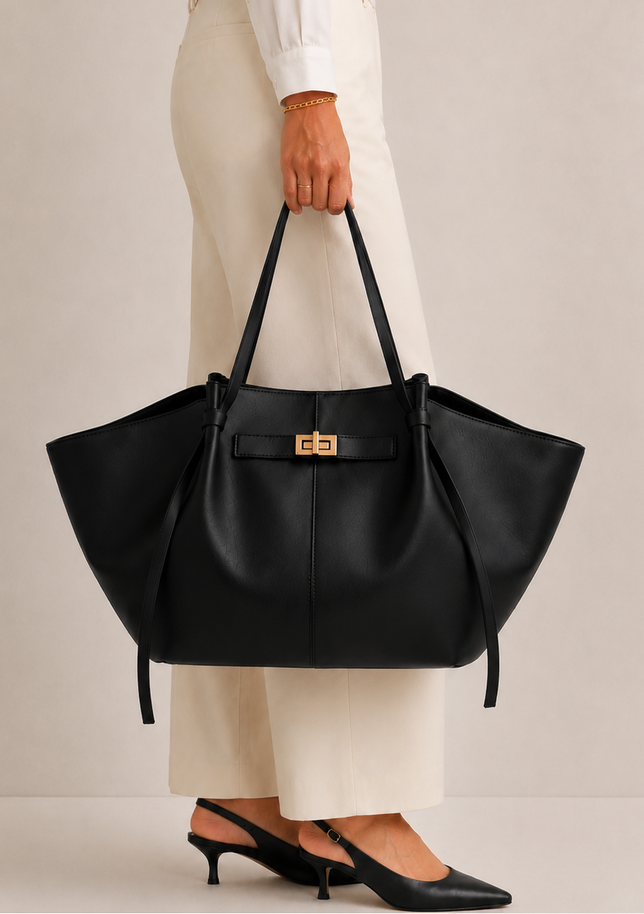 Enora – Grand sac à main rigide