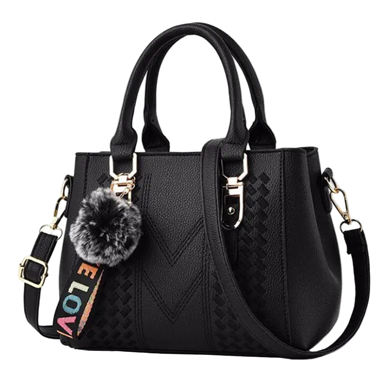 Sac à main avec pompon