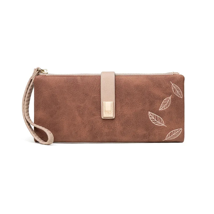 Cléo - Portefeuille femme grand format