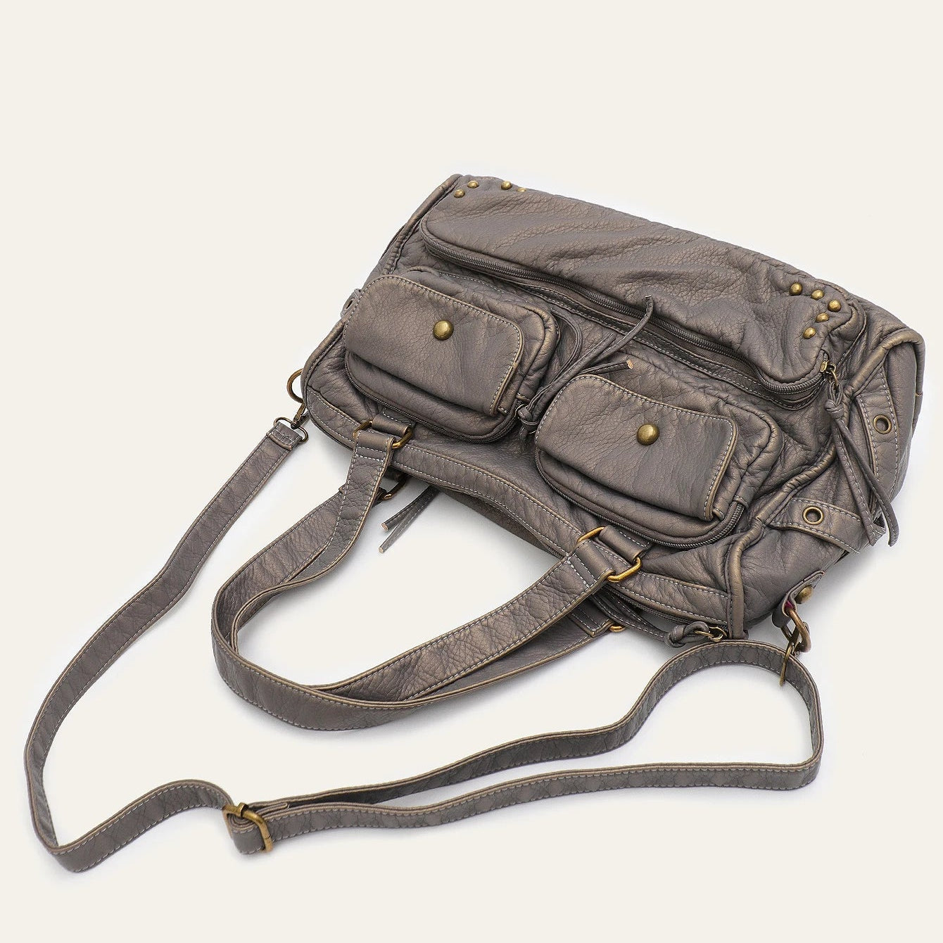 Olga - Sac bandouliere gris