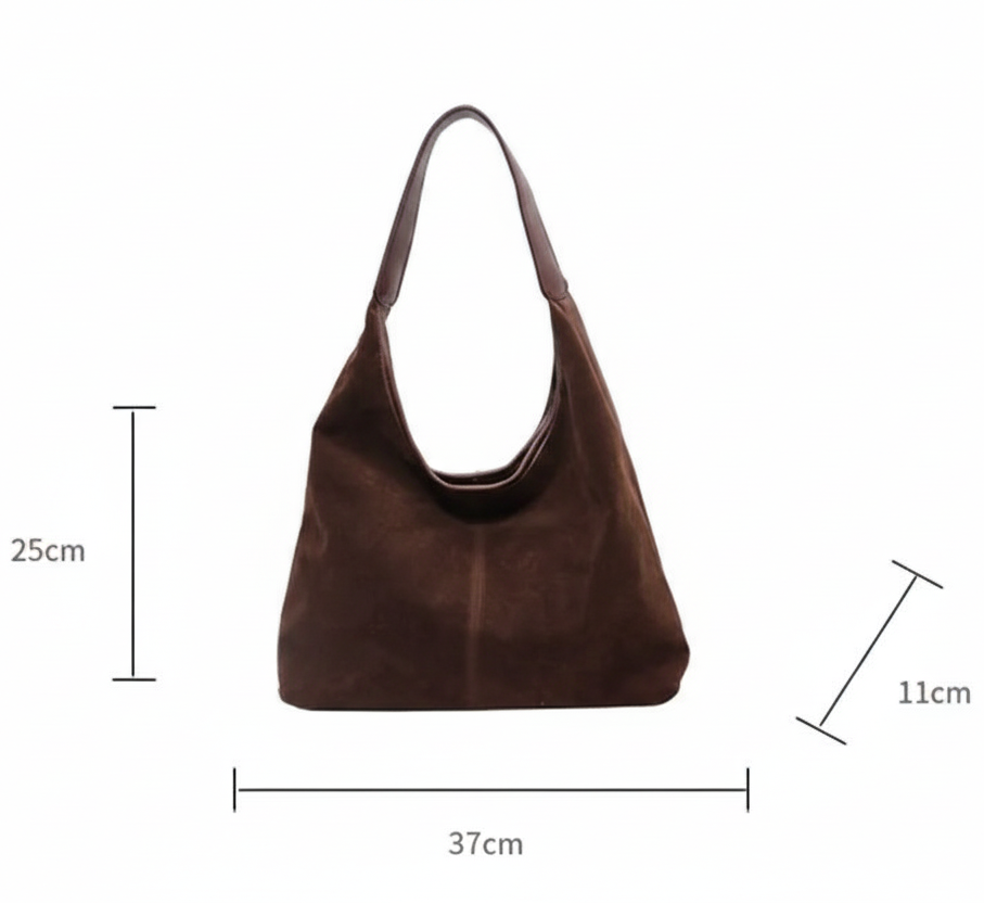Louise - Sac à main en daim