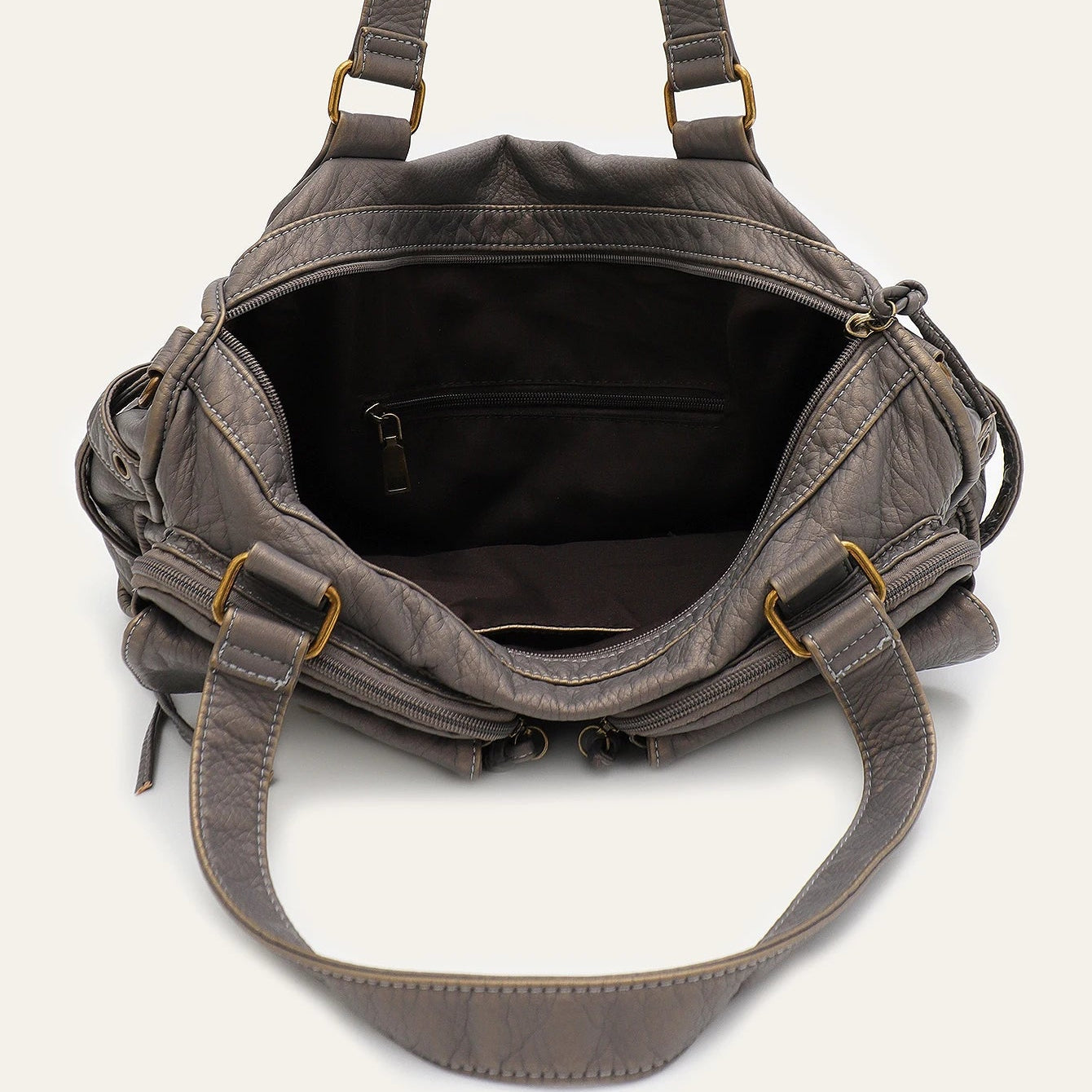 Olga - Sac bandouliere gris