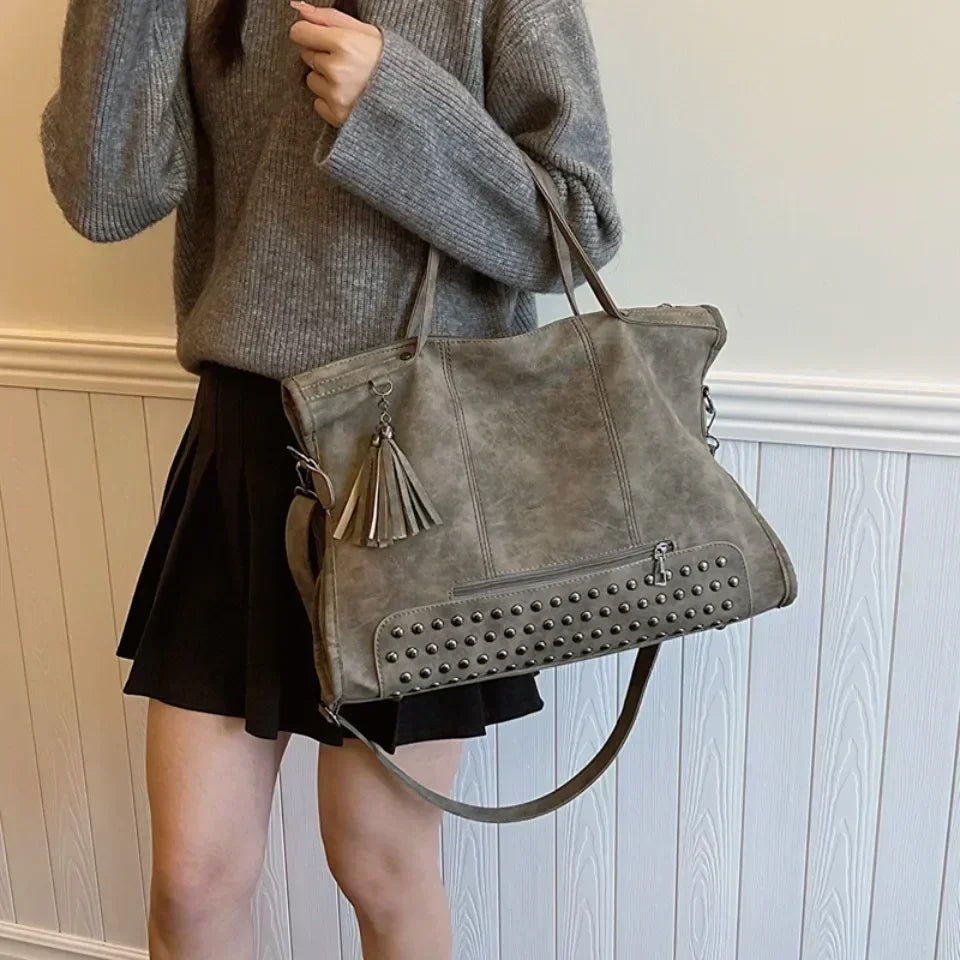 Agathe - Grand sac à main cuir