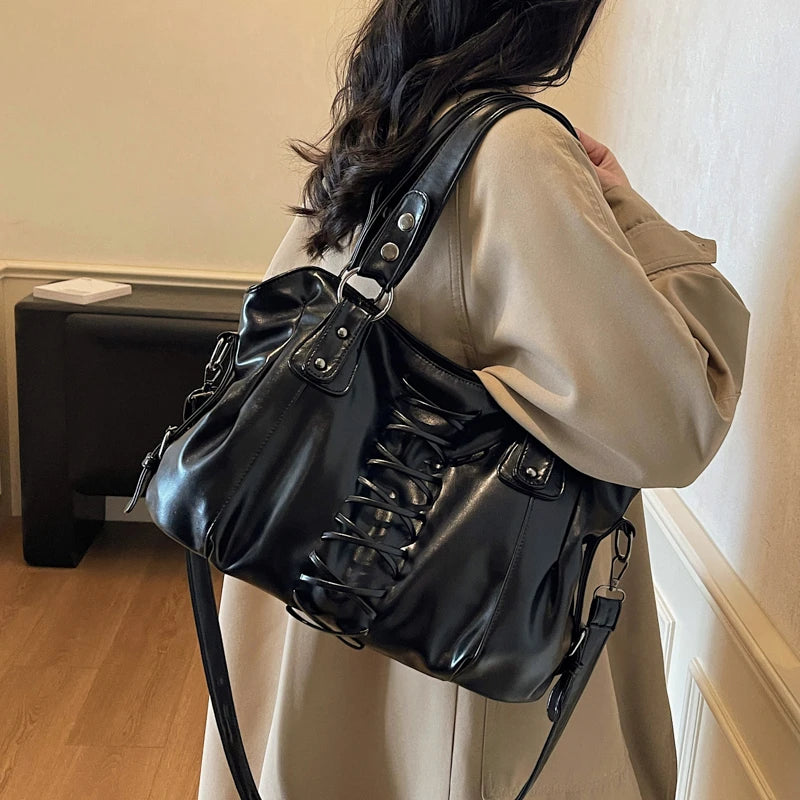 Sia – Sac vintage à lacets