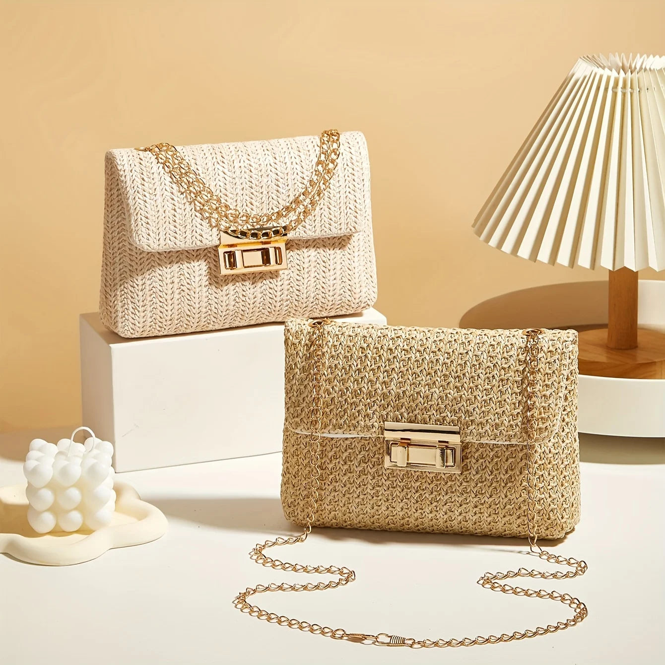 Marion - Sac en paille chic