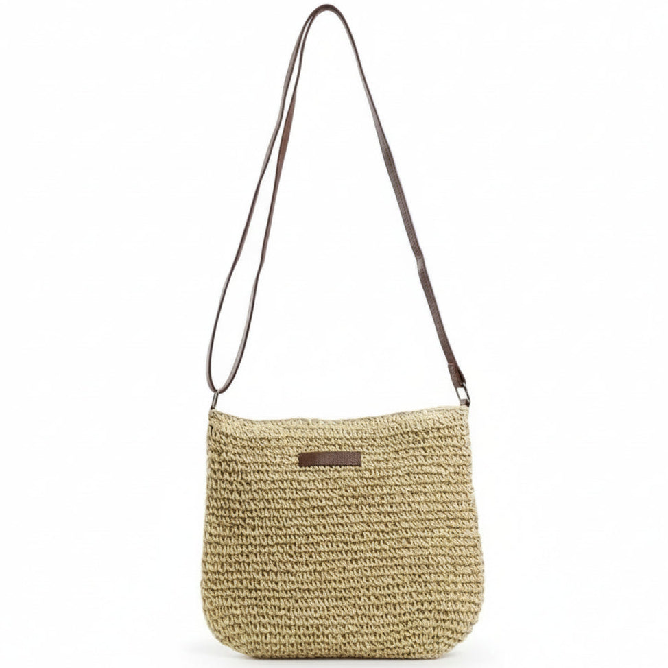 Sac bandoulière paille