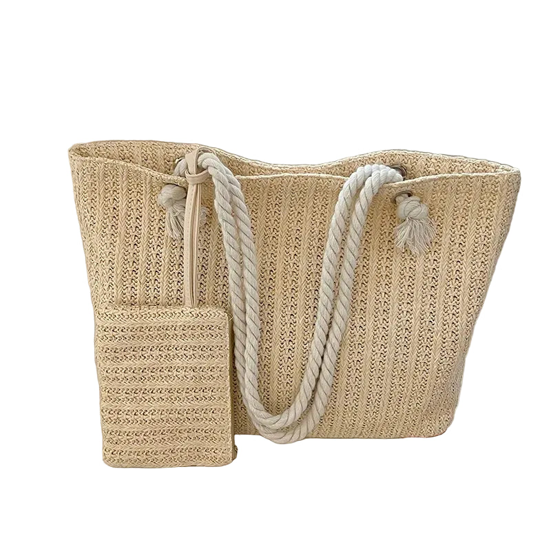 Sac de plage en paille