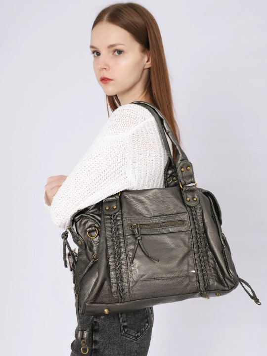 Sofia - Sac à main vintage cuir souple