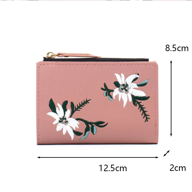 Mara - Portefeuille femme fleuri