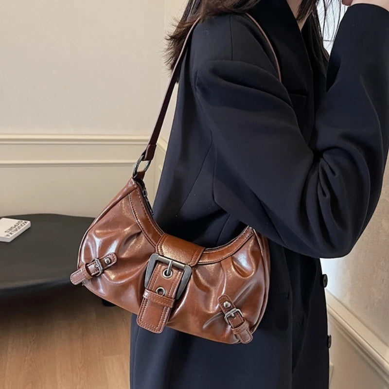 Millie - Sac à boucle en cuir