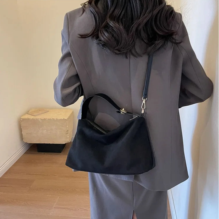 Aya - Sac cabas en daim