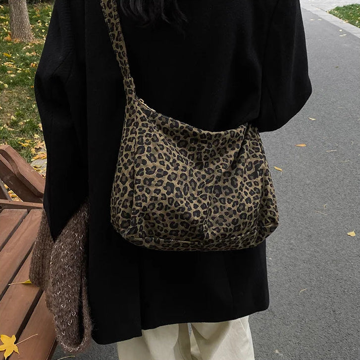 Éléonore - Sac bandoulière léopard femme