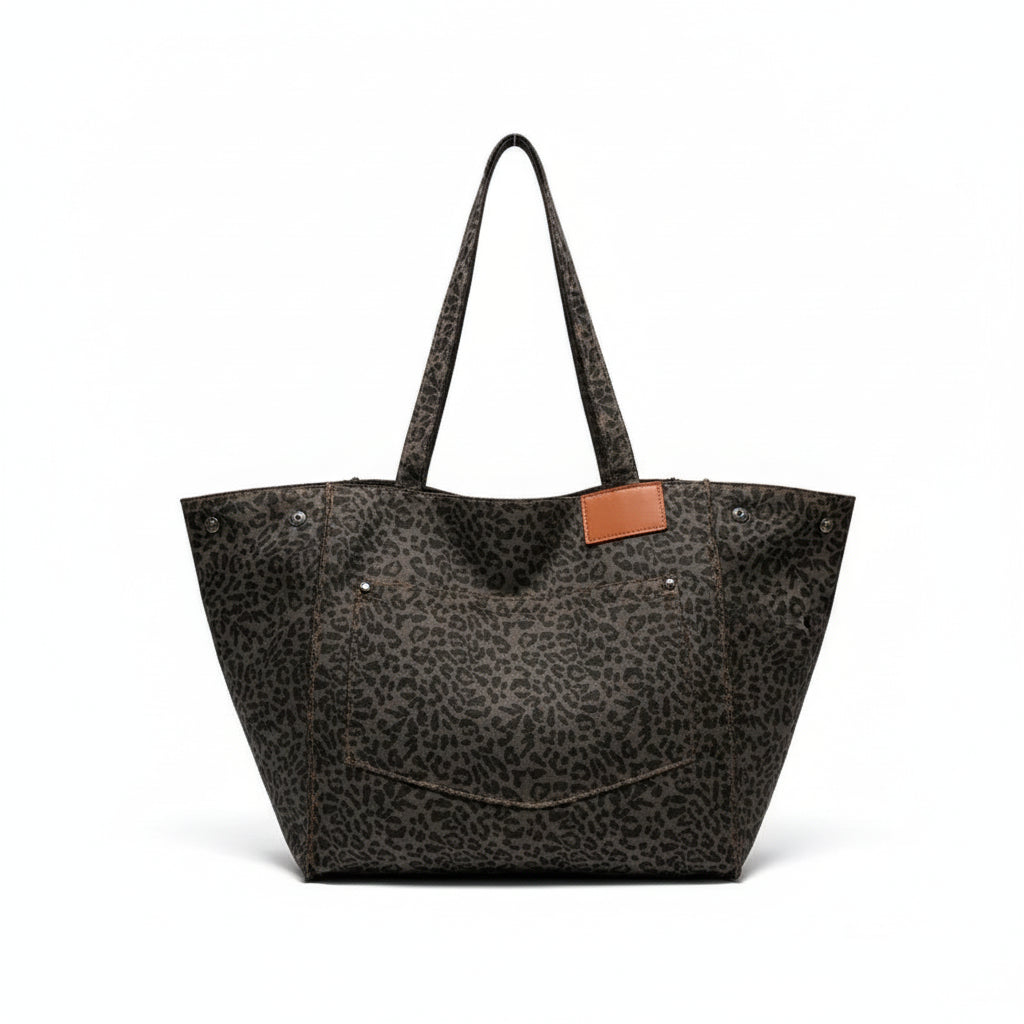 Alexa - Sac cabas léopard