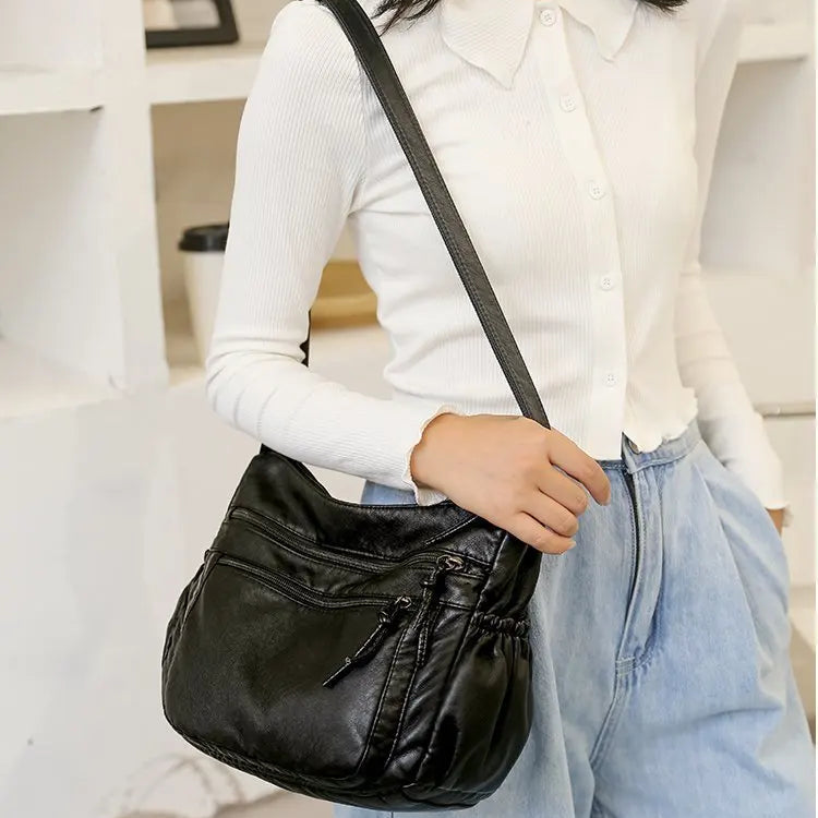 Lya - Sac bandoulière multi poches