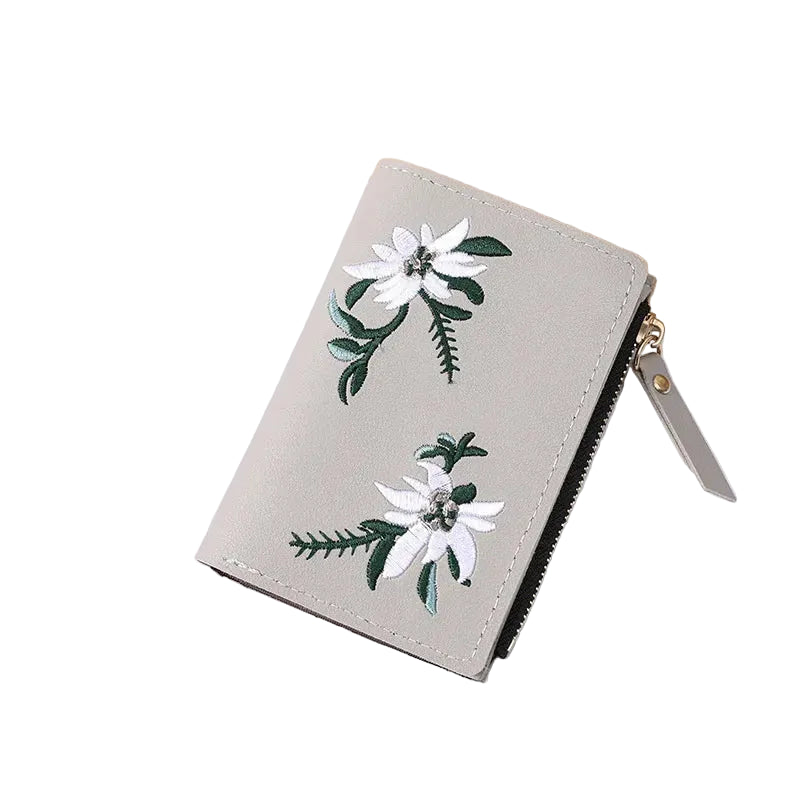 Mara - Portefeuille femme fleuri