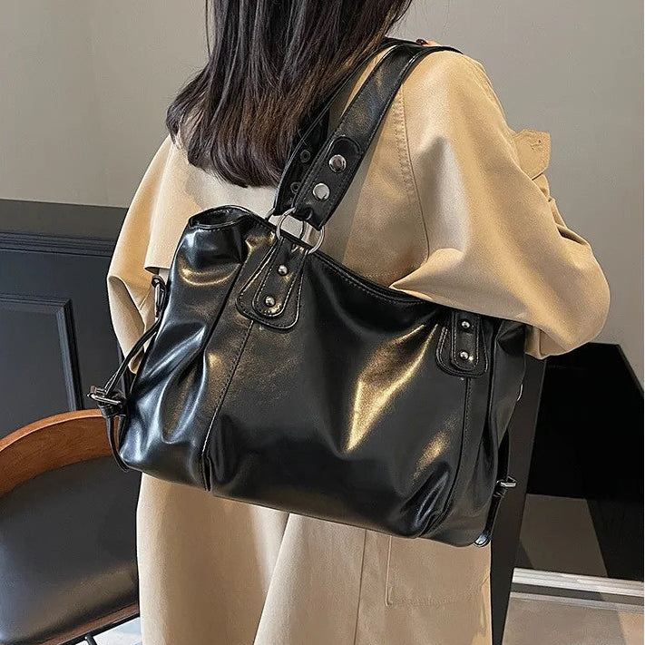 Marie - Sac à main cuir vintage