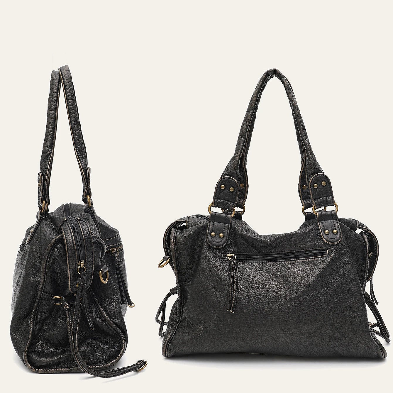 Sofia - Sac à main vintage cuir souple