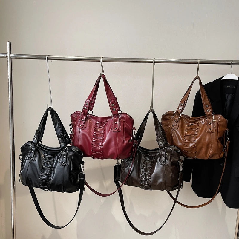 Sia – Sac vintage à lacets