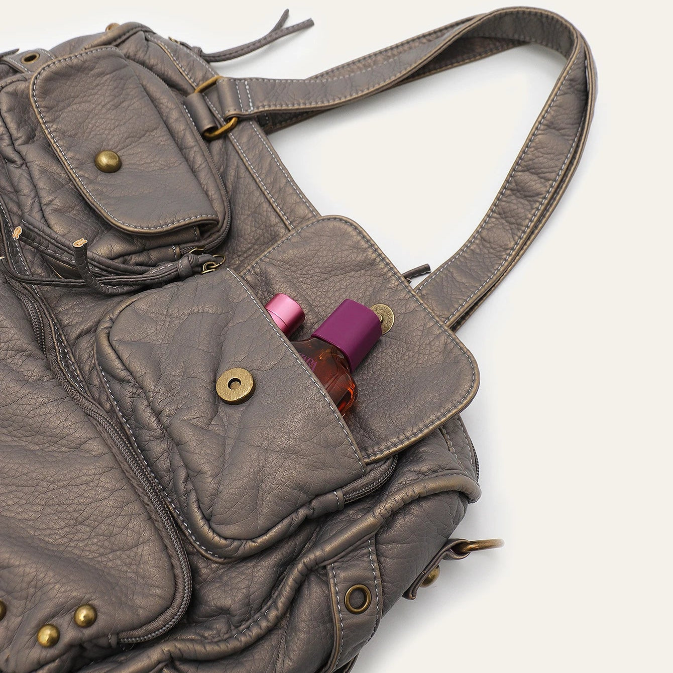 Olga - Sac bandouliere gris