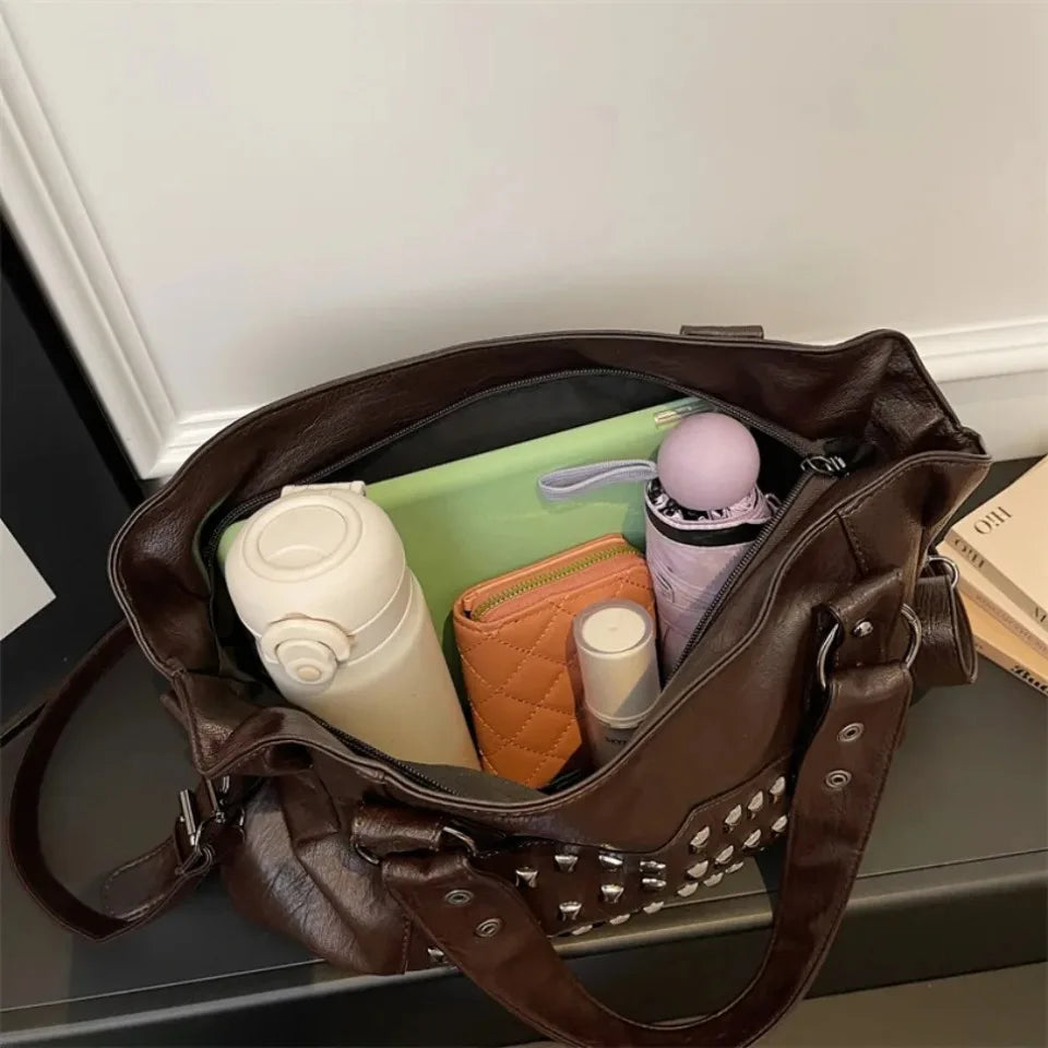 Honora - Sac bandoulière clouté