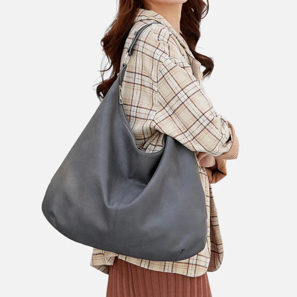 Abigaëlle - Sac hobo cuir souple