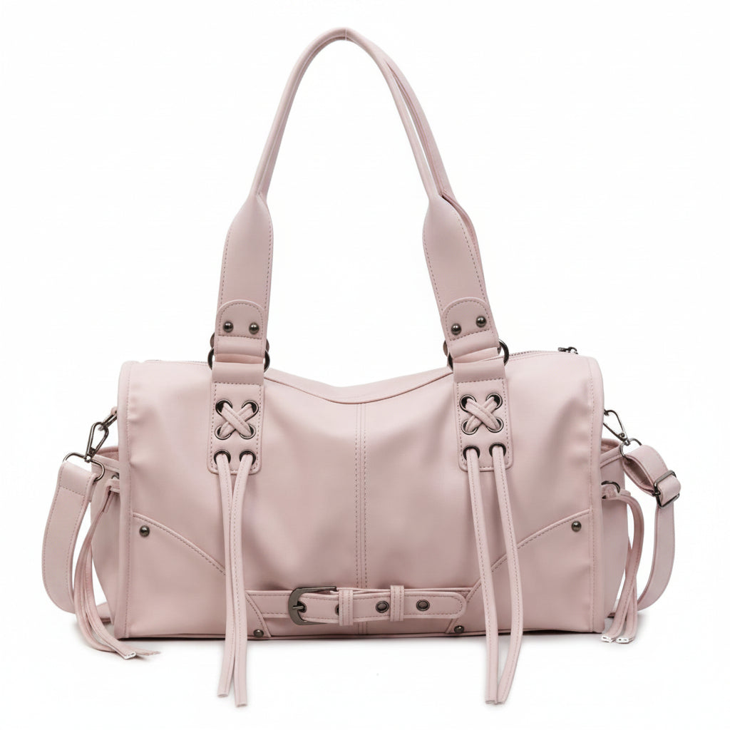 Laura – Sac à franges en daim végan
