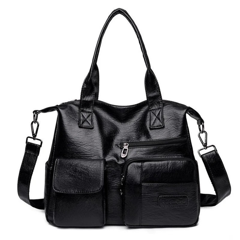 Sac à main avec poches extérieures