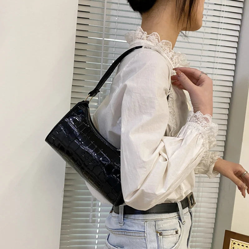 Jessica - Sac à main croco