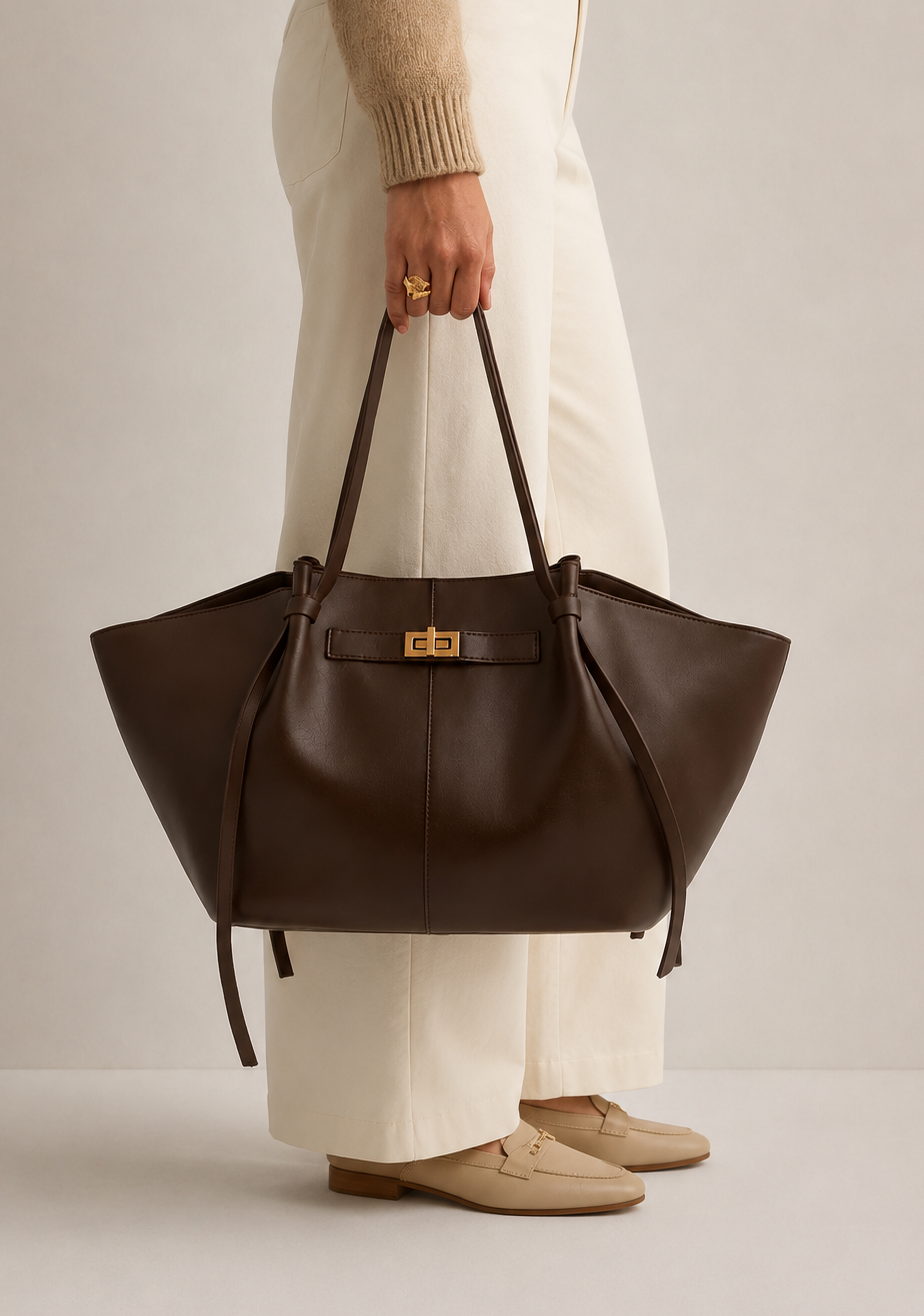Enora  – Grand sac à main rigide