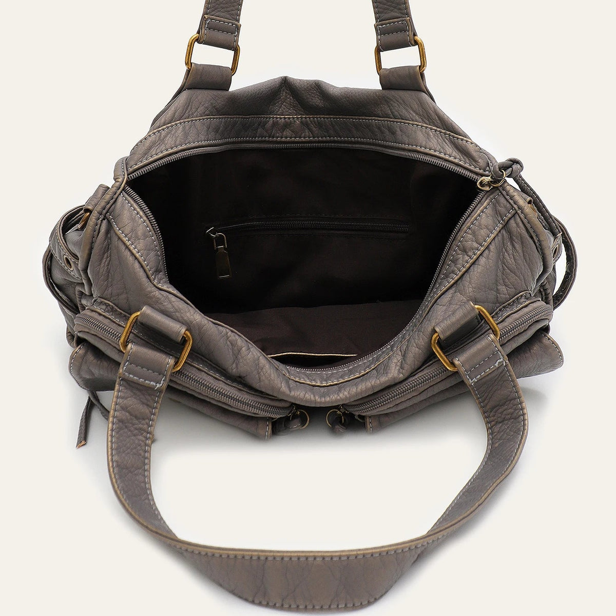 Olga - Sac bandouliere gris