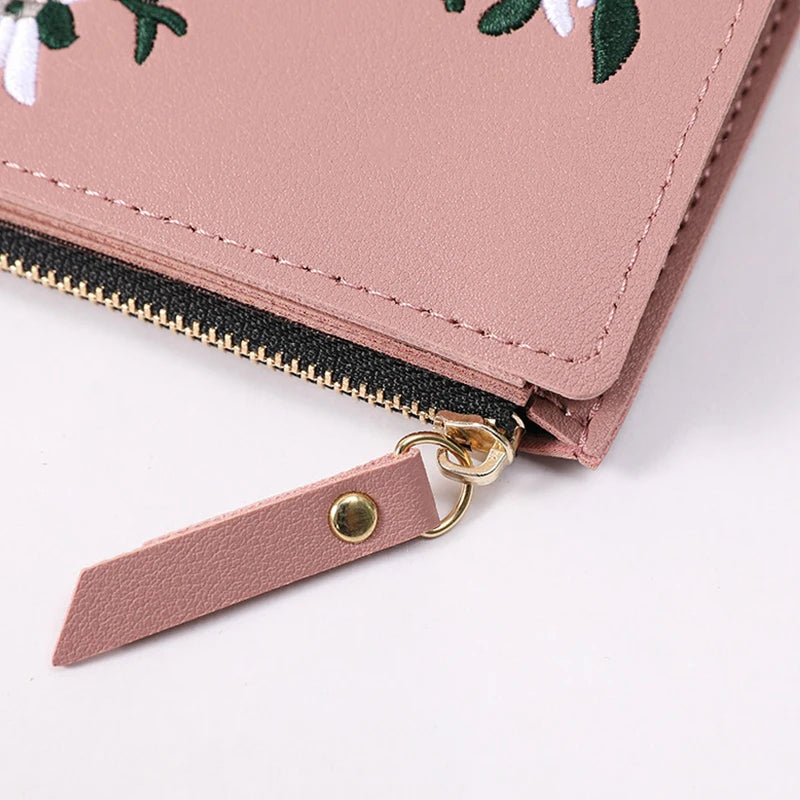 Mara - Portefeuille femme fleuri