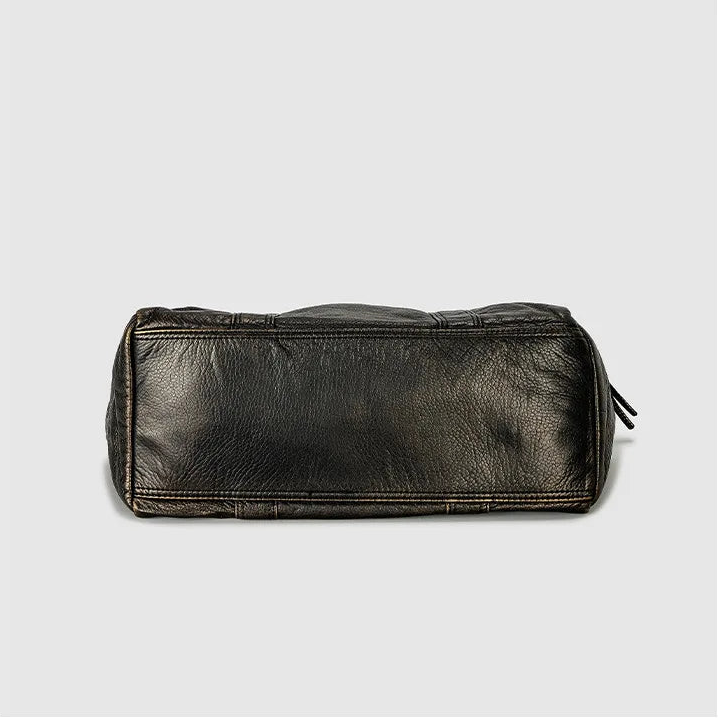 Alexandra - Sac à main bowling cuir