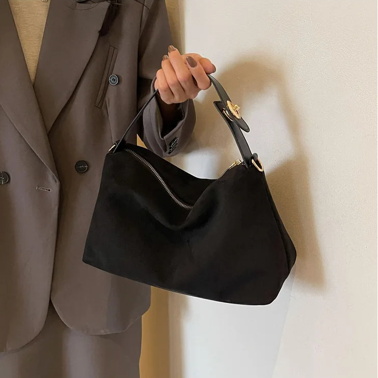 Aya - Sac cabas en daim