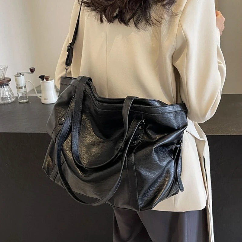 Olivia - Grand sac à main cuir souple