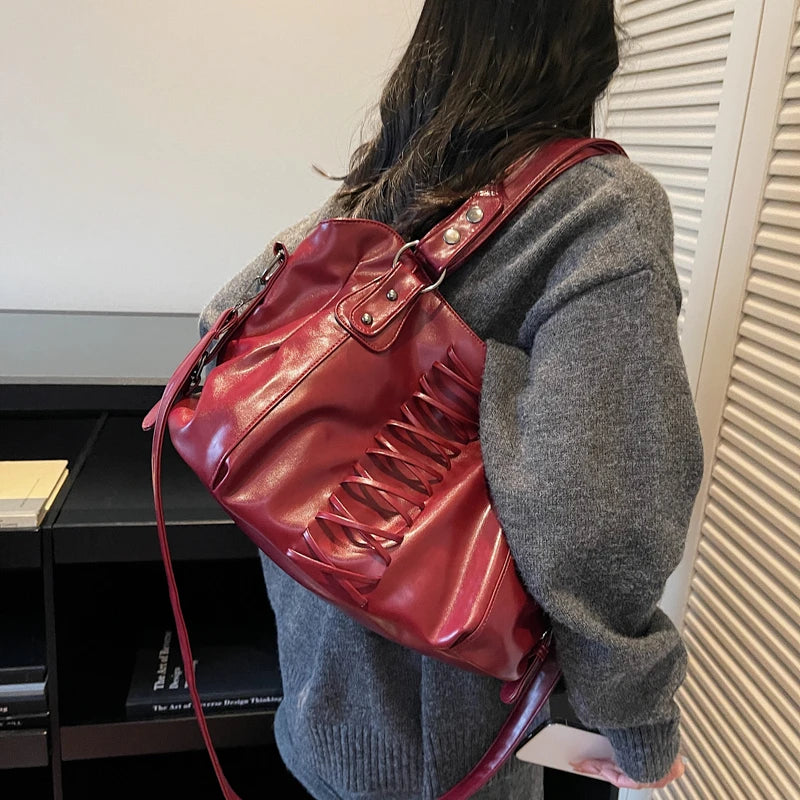 Sia – Sac vintage à lacets