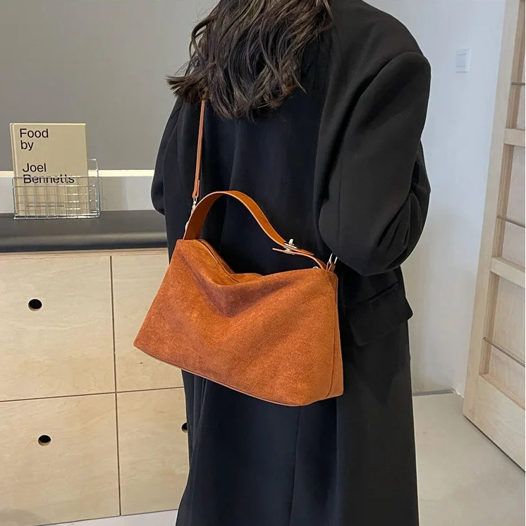 Aya - Sac cabas en daim