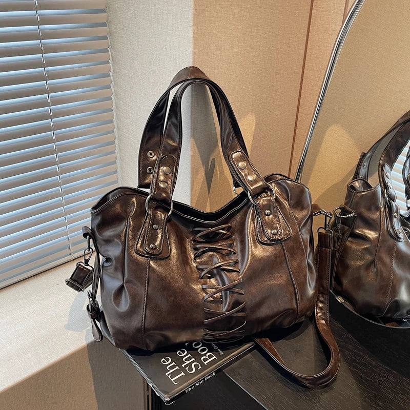 Sia – Sac vintage à lacets