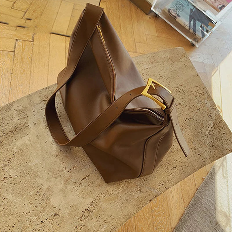 Rebecca - Sac à main cabas cuir souple