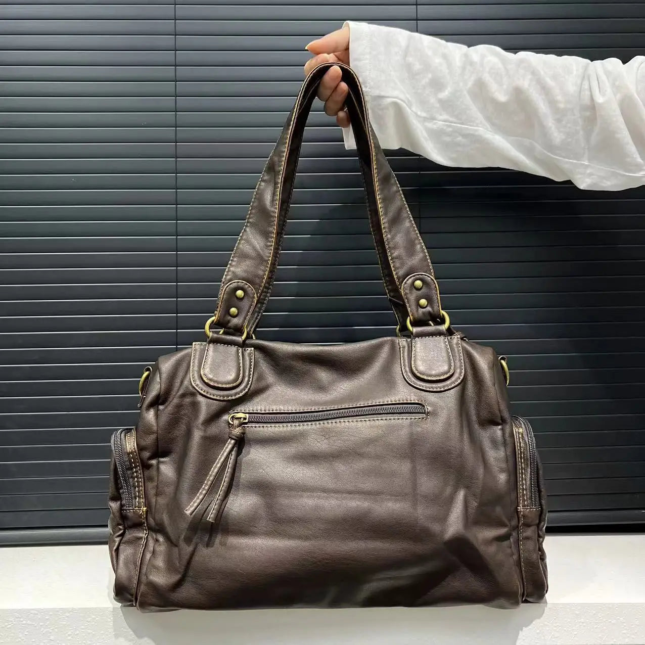 Inès - Sac à main cours cuir