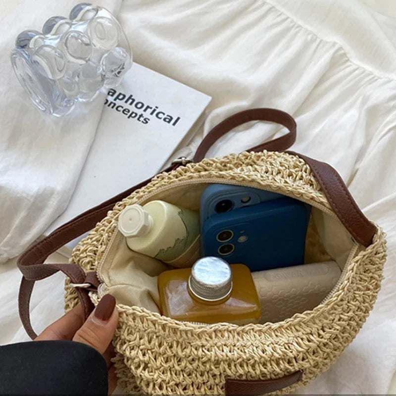 Lara - Sac bandoulière paille