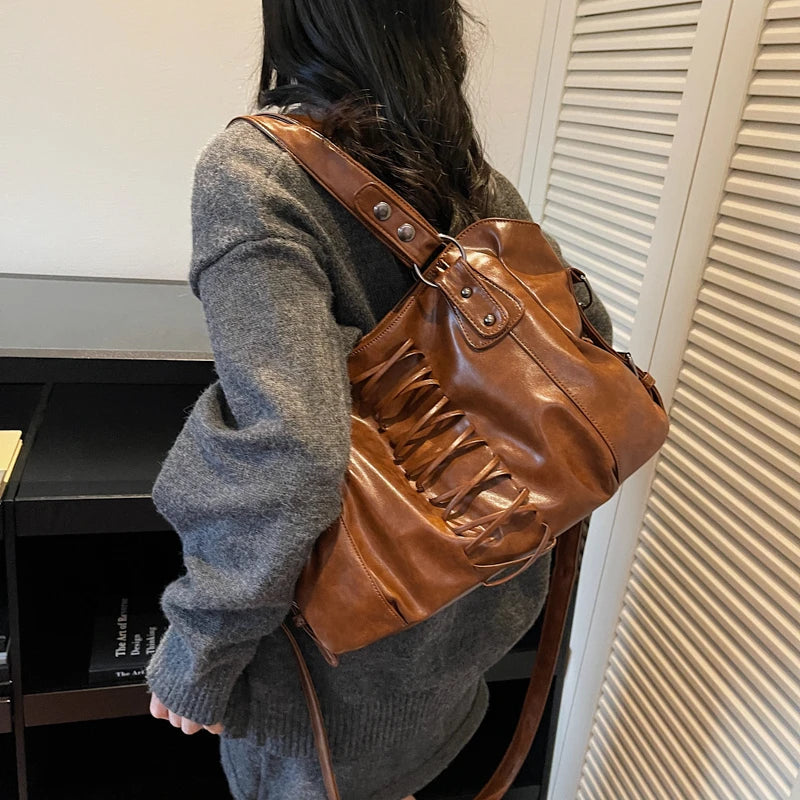 Sia – Sac vintage à lacets