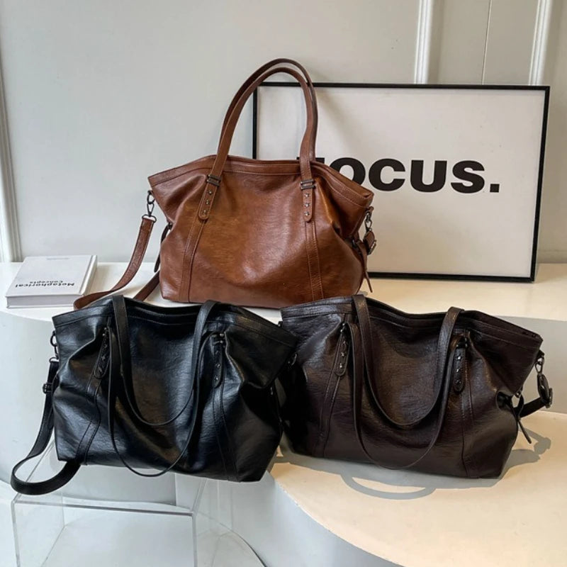 Olivia - Grand sac à main cuir souple