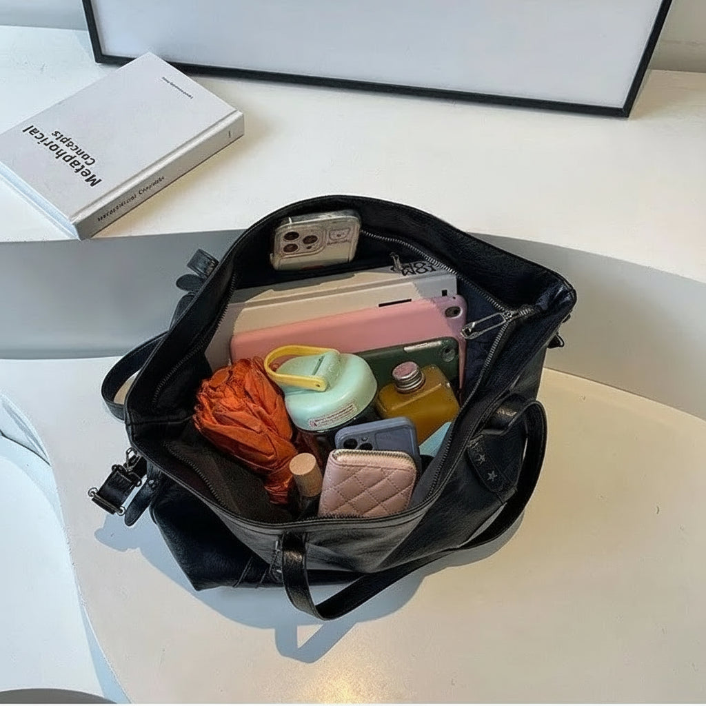 Olivia - Grand sac à main cuir souple