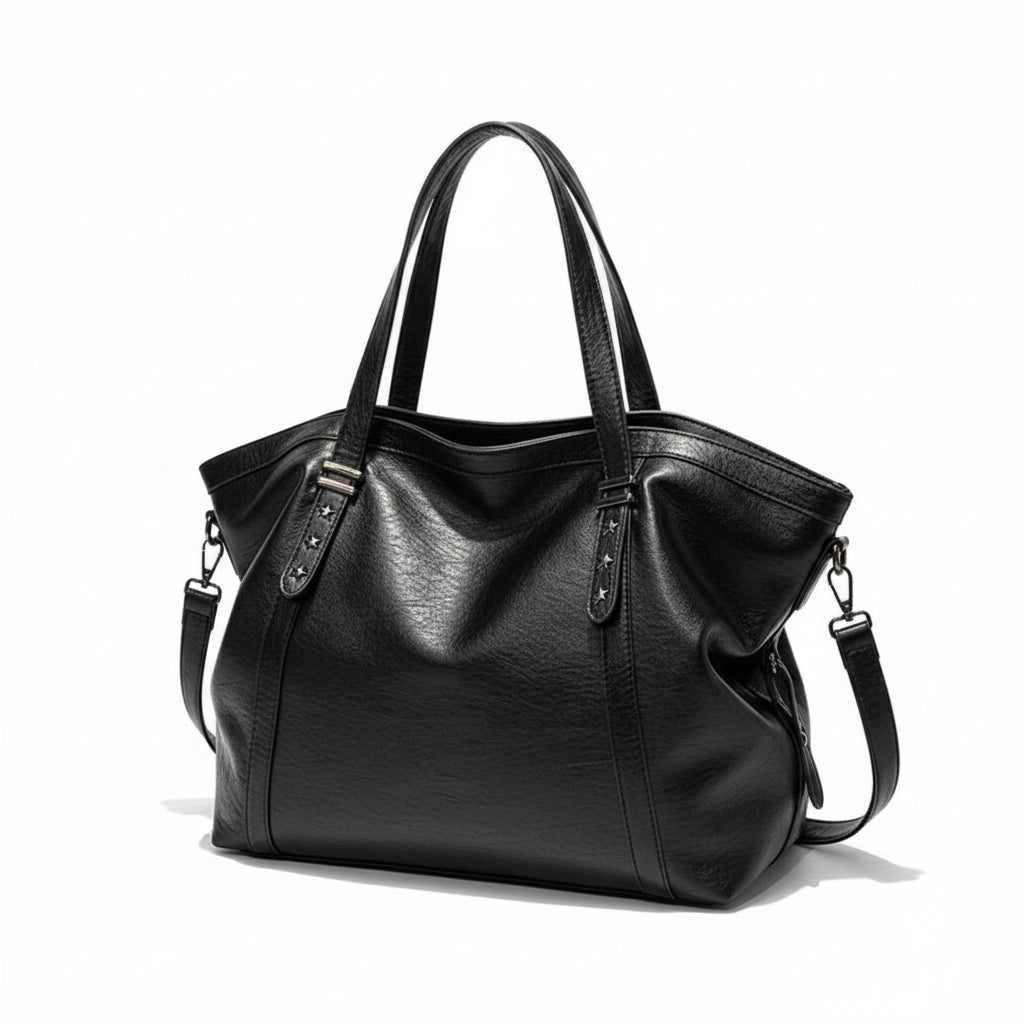 Grand sac à main cuir souple