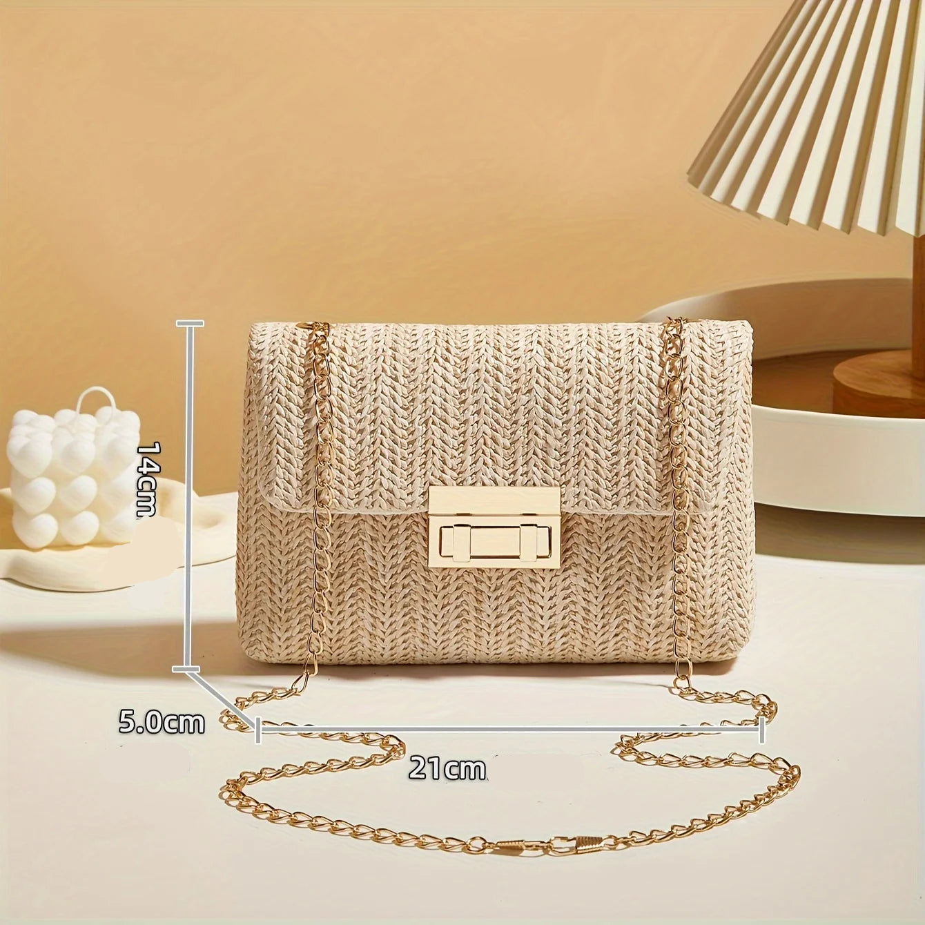 Marion - Sac en paille chic