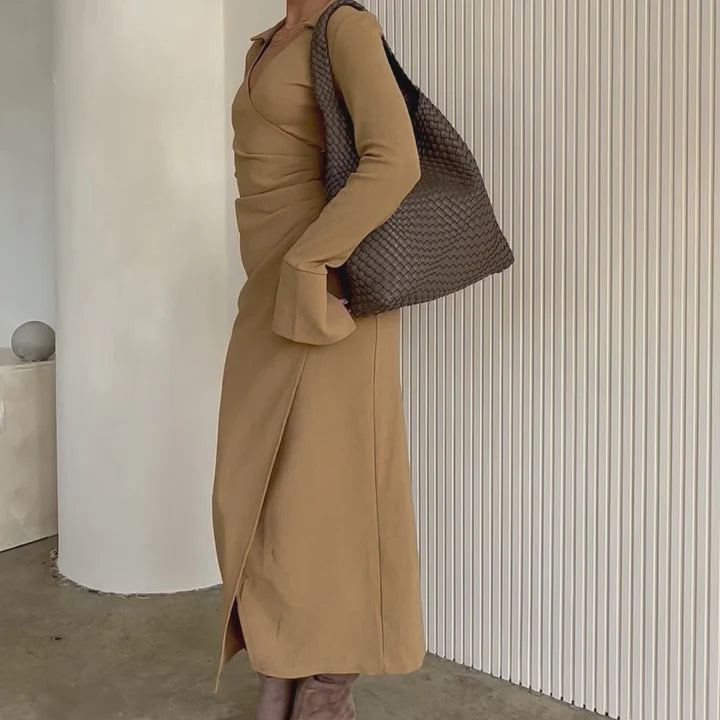 Louane - Sac en cuir tressé