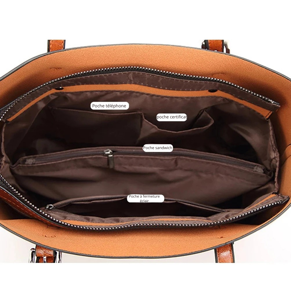 Mila - Grand sac à main cabas